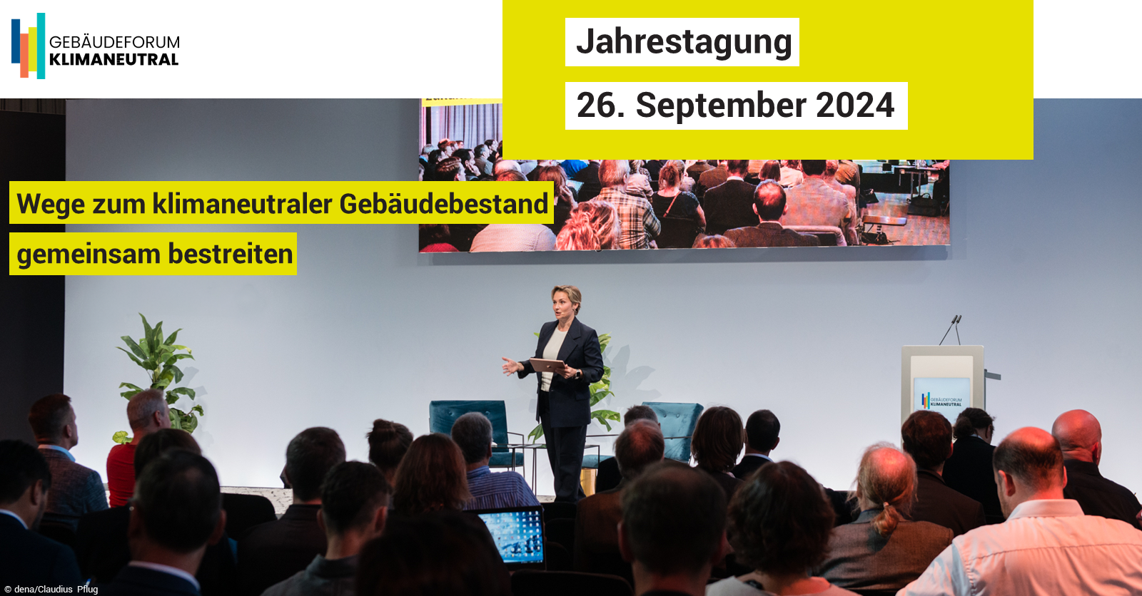 Gebäudeforum klimaneutral Jahrestagung 2024
